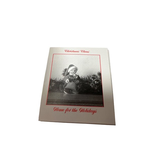 Vintage Handcrafted Porcelain Doll Christmas Claus Home For The Holidays - Picture 4 of 6